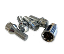 BIMECC Locking Wheel Bolts | M14x1.5 | Silver-1