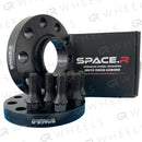 SPACE.R Wheel Spacers 5x112 | 66.6 | Black Bolts | 1 Pair (Audi)-2