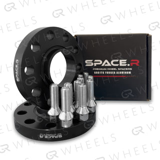 SPACE.R Wheel Spacers 5x120 | 72.6 | Silver Bolts M14x1.25 | 1 Pair (BMW)