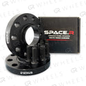 SPACE.R Wheel Spacers 5x100 | 57.1 | Black Bolts | 1 Pair (Audi)