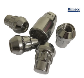 BIMECC Locking Wheel Nuts | M12x1.5 | Silver
