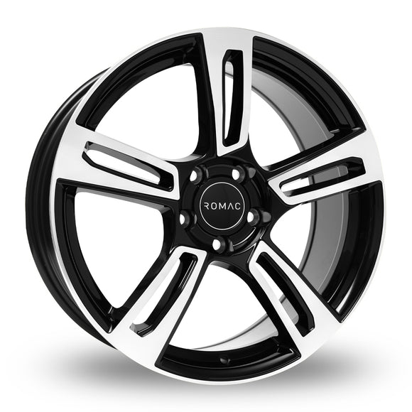 15" Romac Edge - Black Polished (Ford)