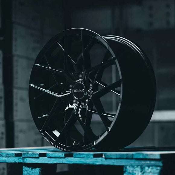 18" Romac Vortex - Black (BMW) *Staggered*