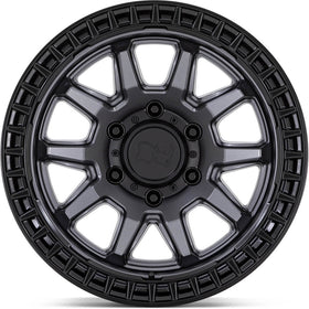 17" Black Rhino Calico 'Swamper' Style - Gunmetal T5 | T6 - 0