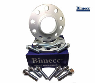 BIMECC Wheel Spacers 5x112 | 66.6 | Silver Bolts | 1 Pair (Mercedes)